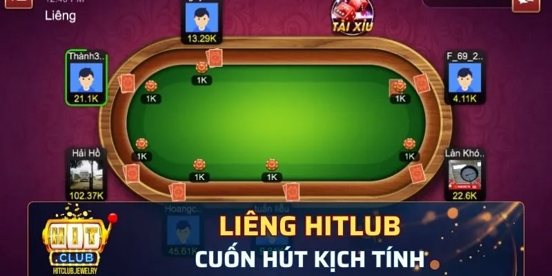 Liêng Hitclub cuốn hút, kịch tính trong từng ván bài