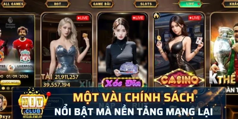 Một vài chính sách nổi bật mà nền tảng mang lại