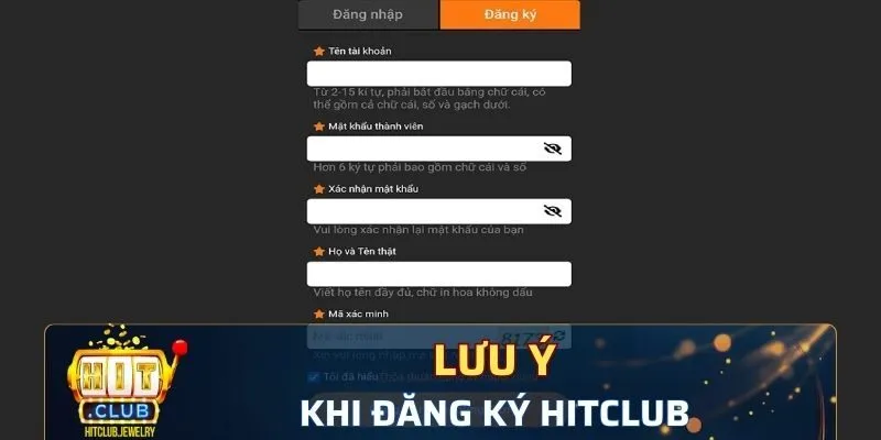 Những điều kiện bắt buộc cần đáp ứng khi đăng ký Hitclub